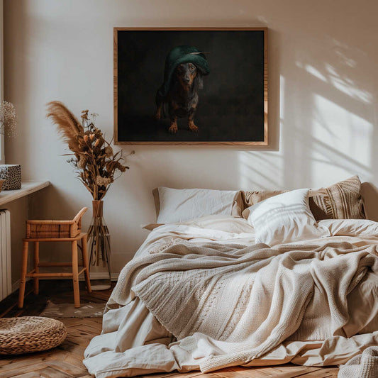¿Napoleón el perro salchicha?  ·  cuadro de decoración
