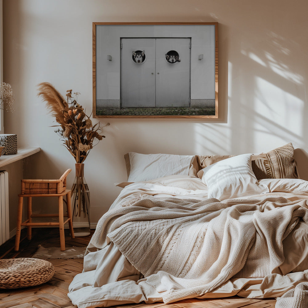 ¿Dónde está la salida?  ·  cuadro de decoración