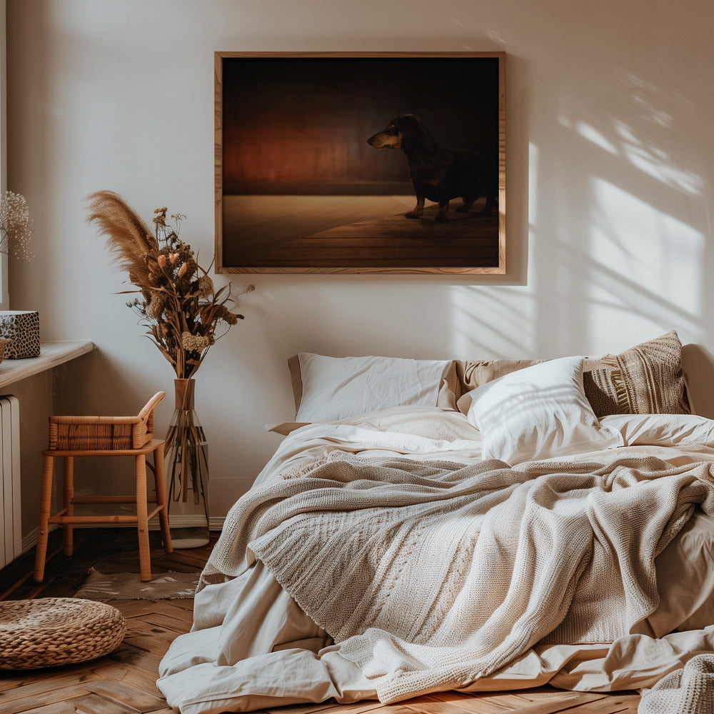 Poner la luz roja  ·  cuadro de decoración