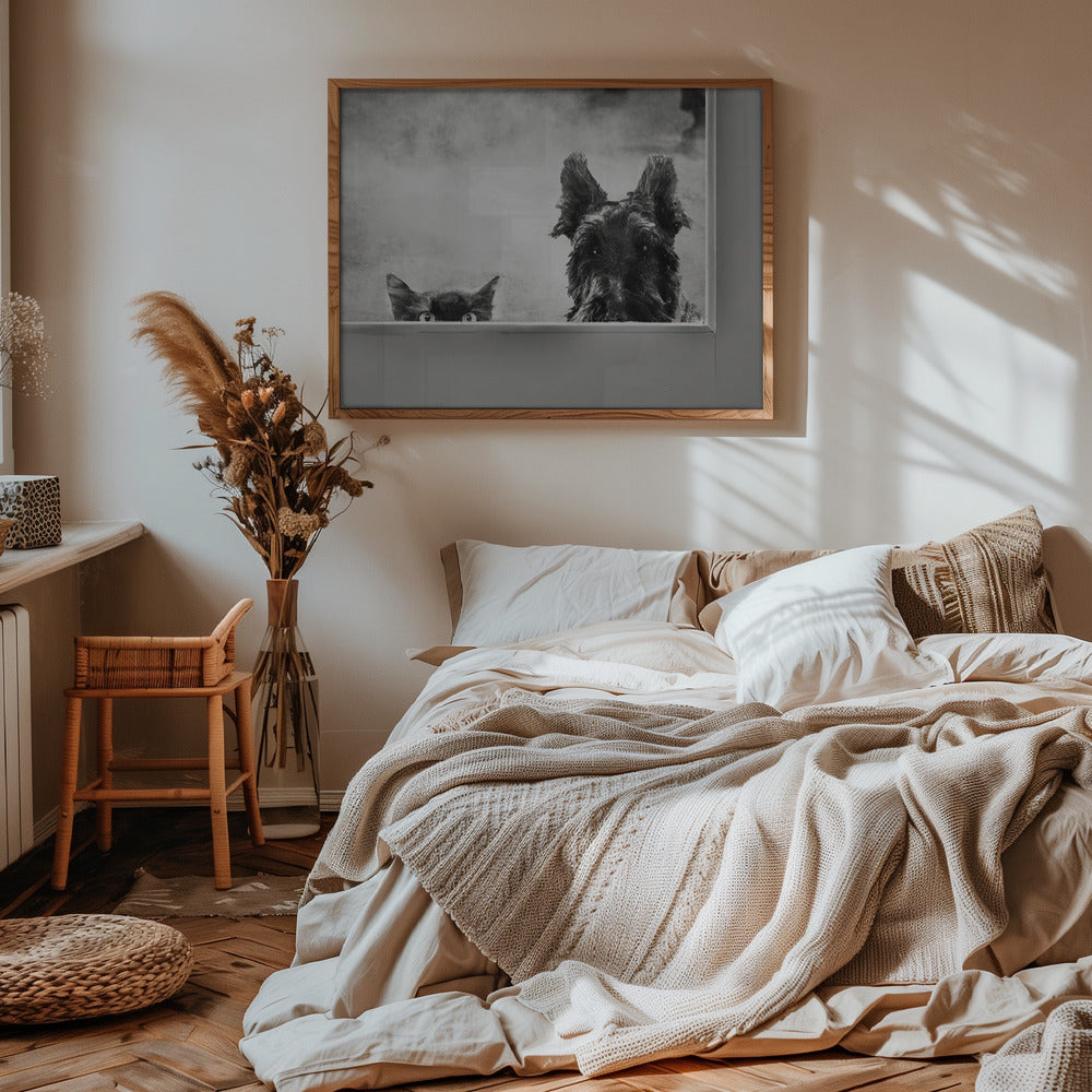 El puerta trasera  ·  cuadro de decoración