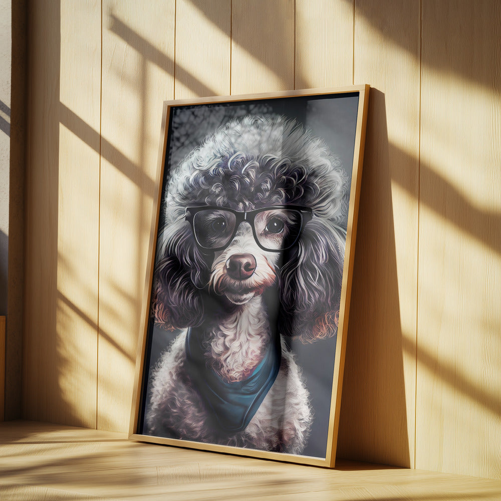 Perro hipster 4  ·  cuadro de decoración