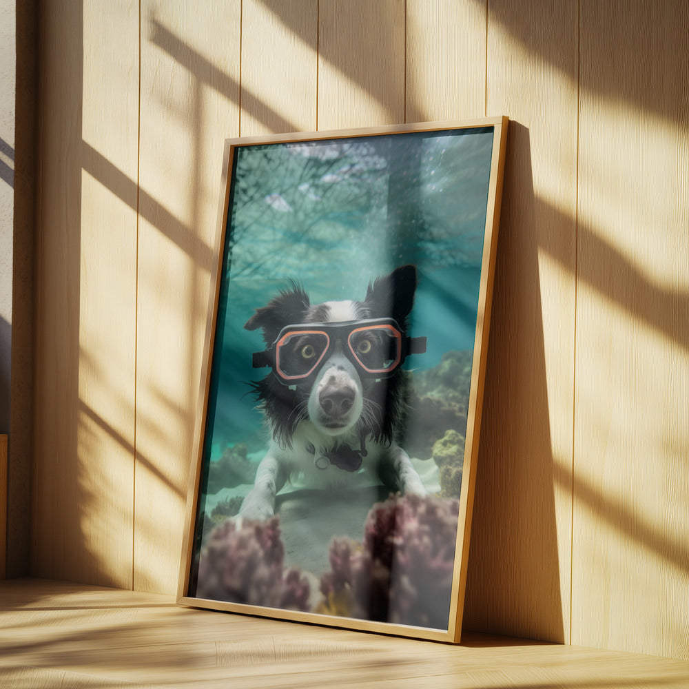 Inmersión 3 del Border Collie  ·  cuadro de decoración