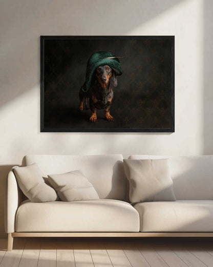 ¿Napoleón el perro salchicha?  ·  cuadro de decoración