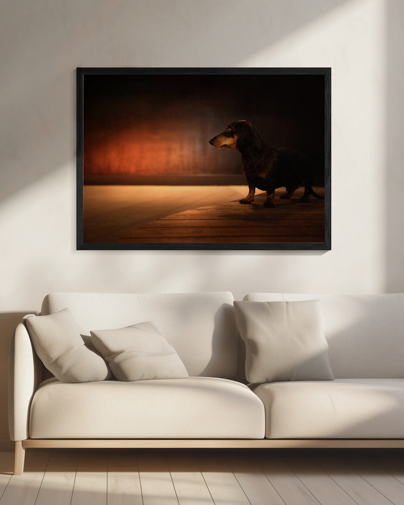 Poner la luz roja  ·  cuadro de decoración