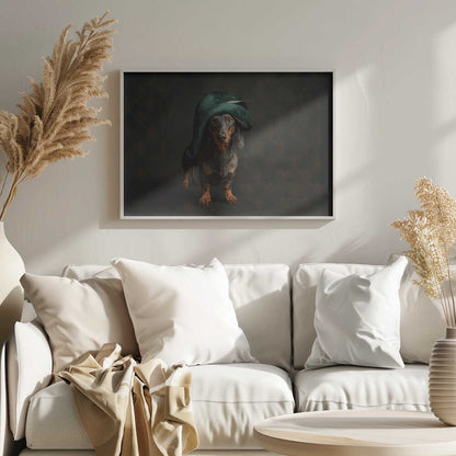¿Napoleón el perro salchicha?  ·  cuadro de decoración