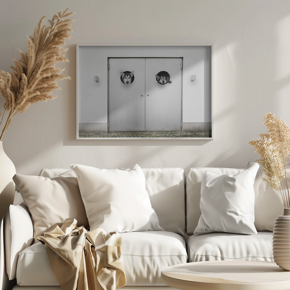 ¿Dónde está la salida?  ·  cuadro de decoración