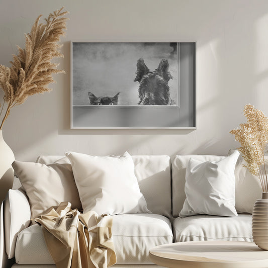 El puerta trasera  ·  cuadro de decoración