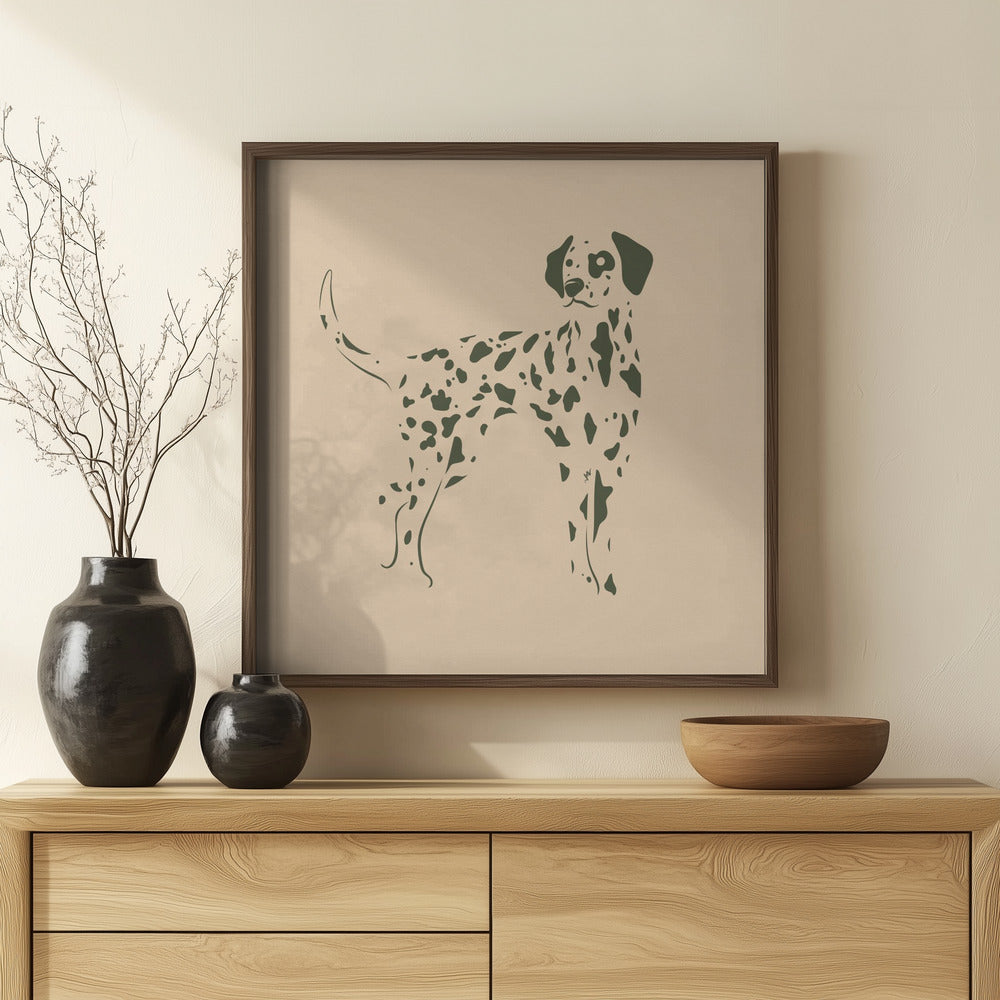 Dálmata simple  ·  cuadro de decoración