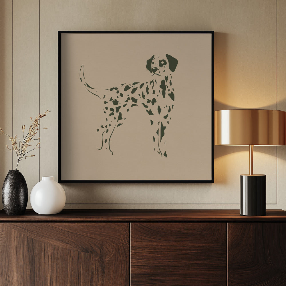 Dálmata simple  ·  cuadro de decoración