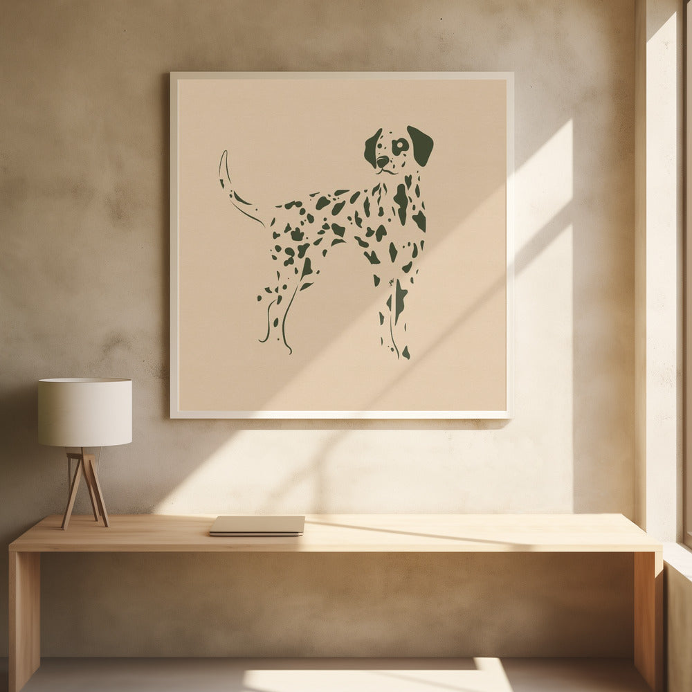 Dálmata simple  ·  cuadro de decoración