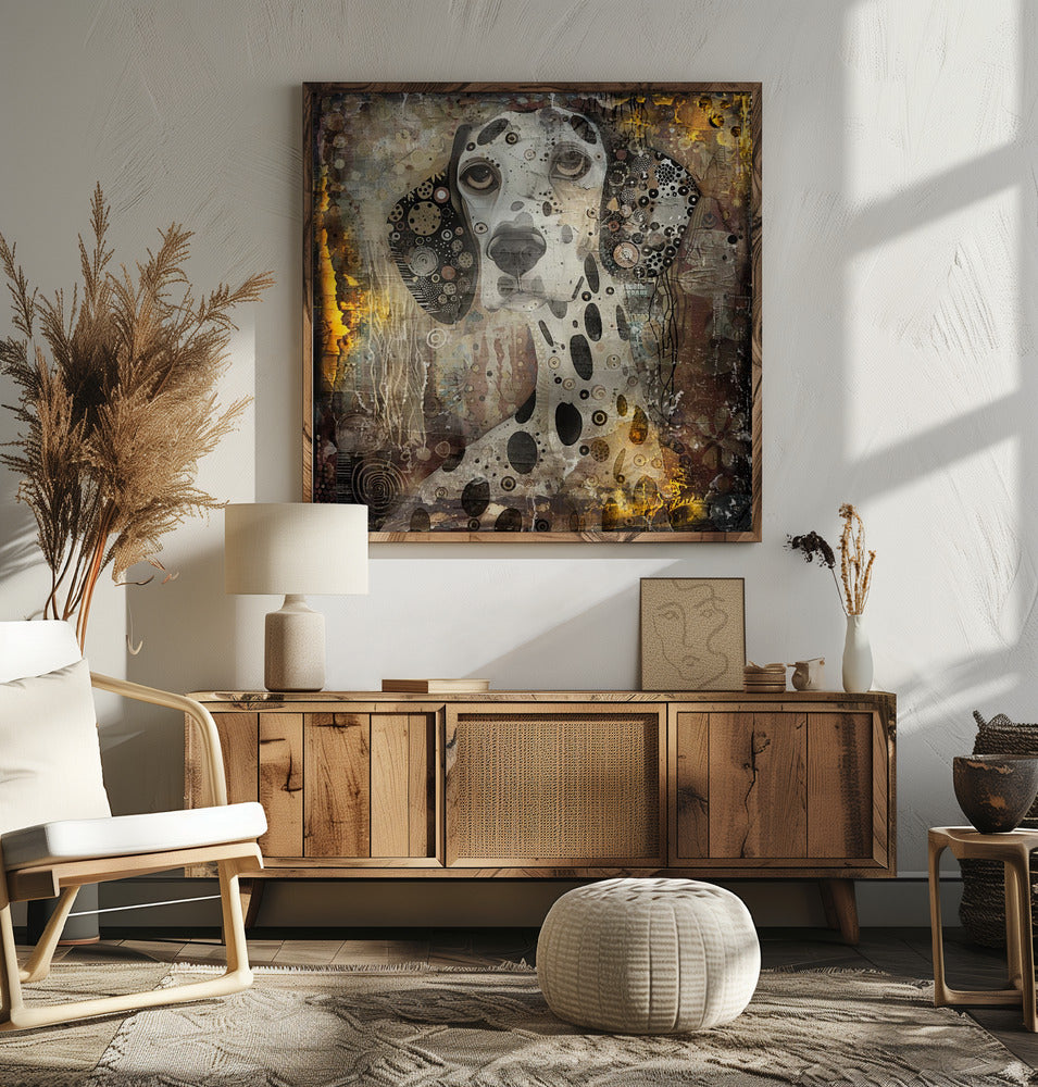 Perro antiguo 01  ·  cuadro de decoración