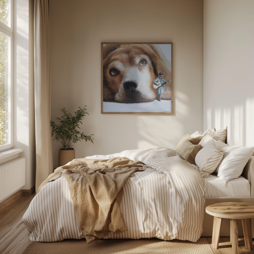 Perro vagabundo  ·  cuadro de decoración