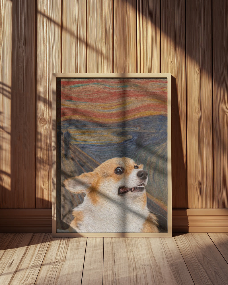 El arte del perro Woof  ·  cuadro de decoración