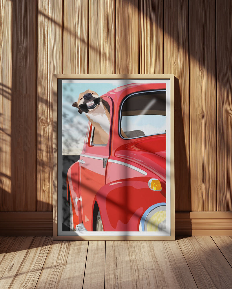 Perro zoom  ·  cuadro de decoración