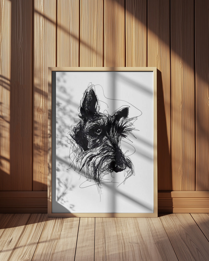 Terrier escocés Minky  ·  cuadro de decoración