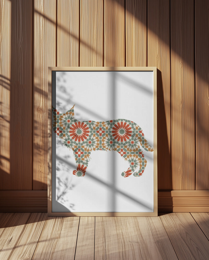 Patrón de mosaico de perro  ·  cuadro de decoración