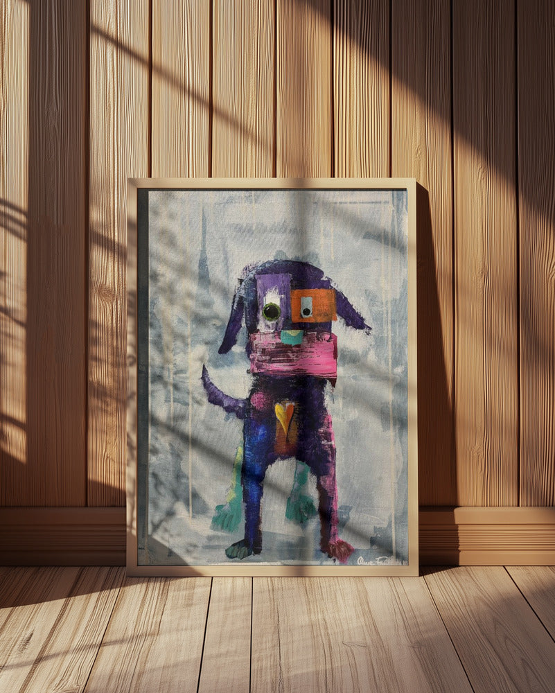 Mi mejor amigo perro  ·  cuadro de decoración