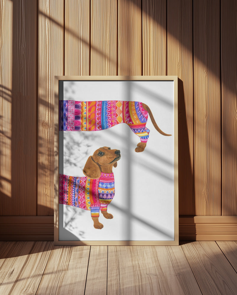 Un perro de moda  ·  cuadro de decoración