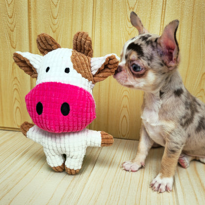 Vaquita · juguete de perro de peluche
